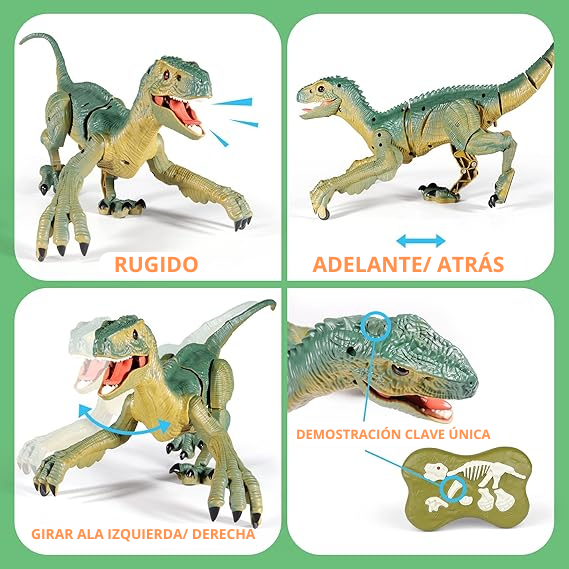 VELOCIRAPTOR/ JUGUETE CON CONTROL REMOTO