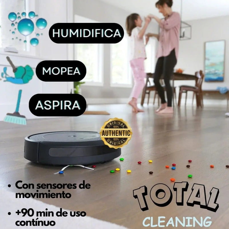 ASPIRADOR INTELIGENTE 3 EN 1 RECARGABLE- TOTAL CLEANING™